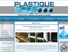 Tablet Screenshot of plastique2000.fr
